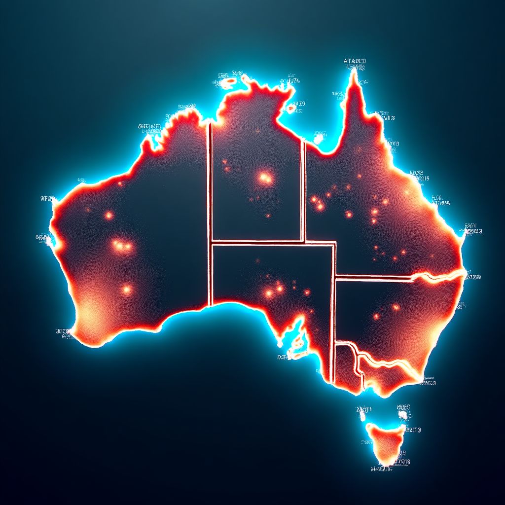 Australia destination analysis map